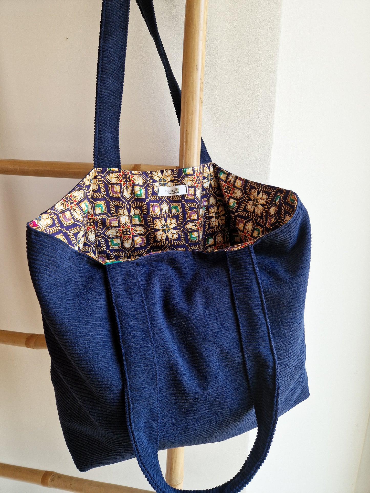 Sac en velours Bleu Marine