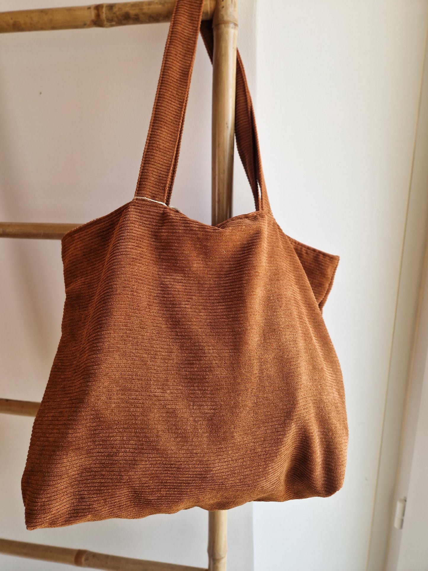 Sac en velours Caramel
