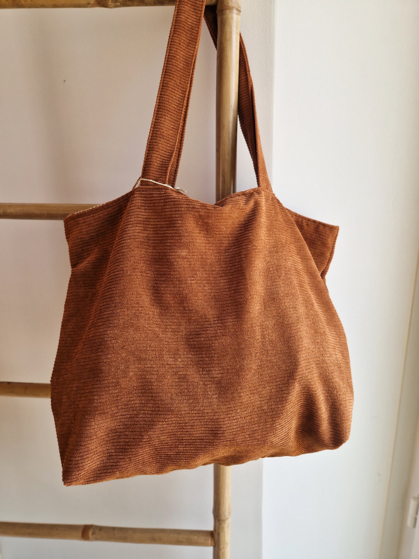Sac en velours Caramel