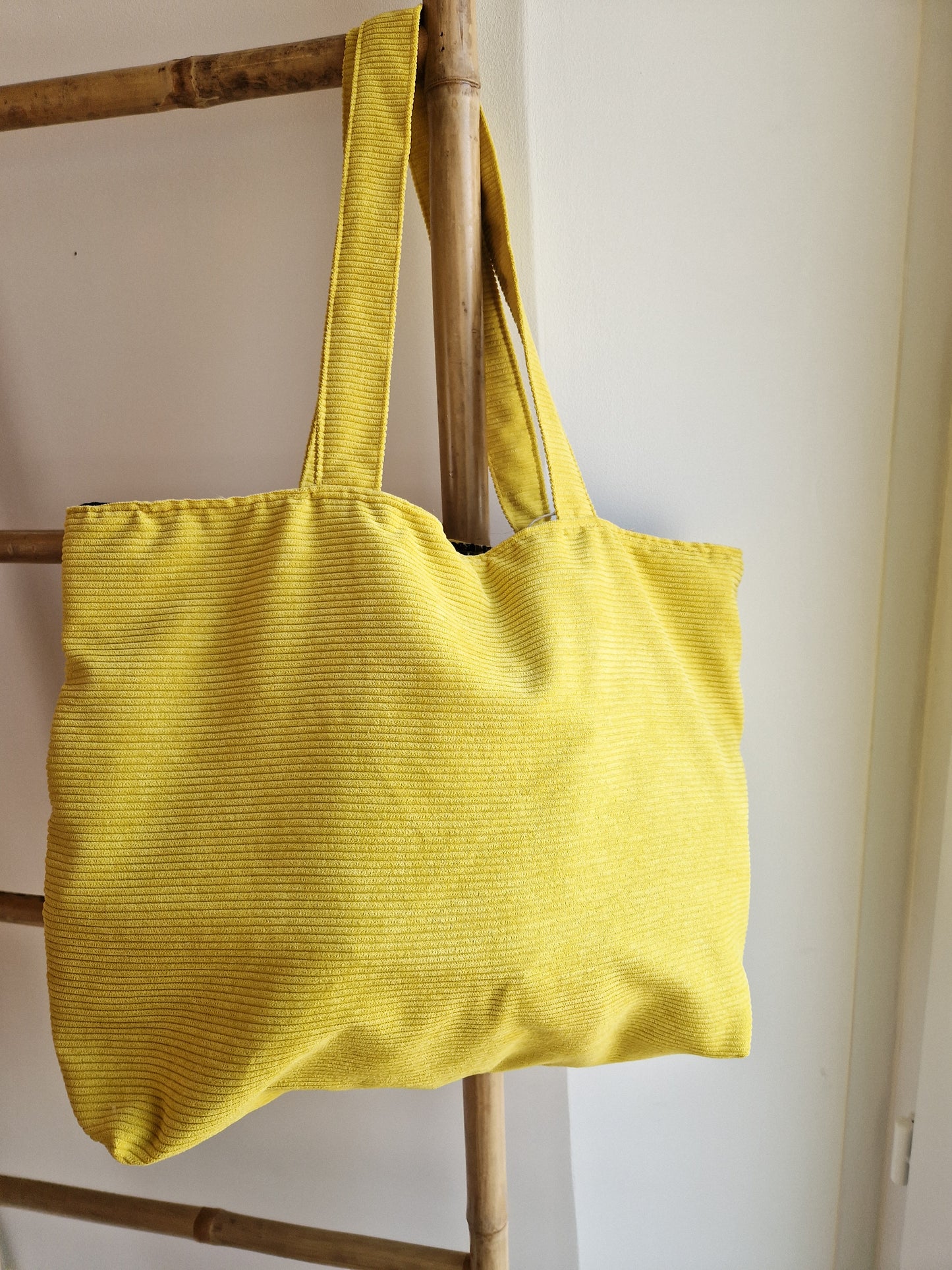Sac en velours Jaune