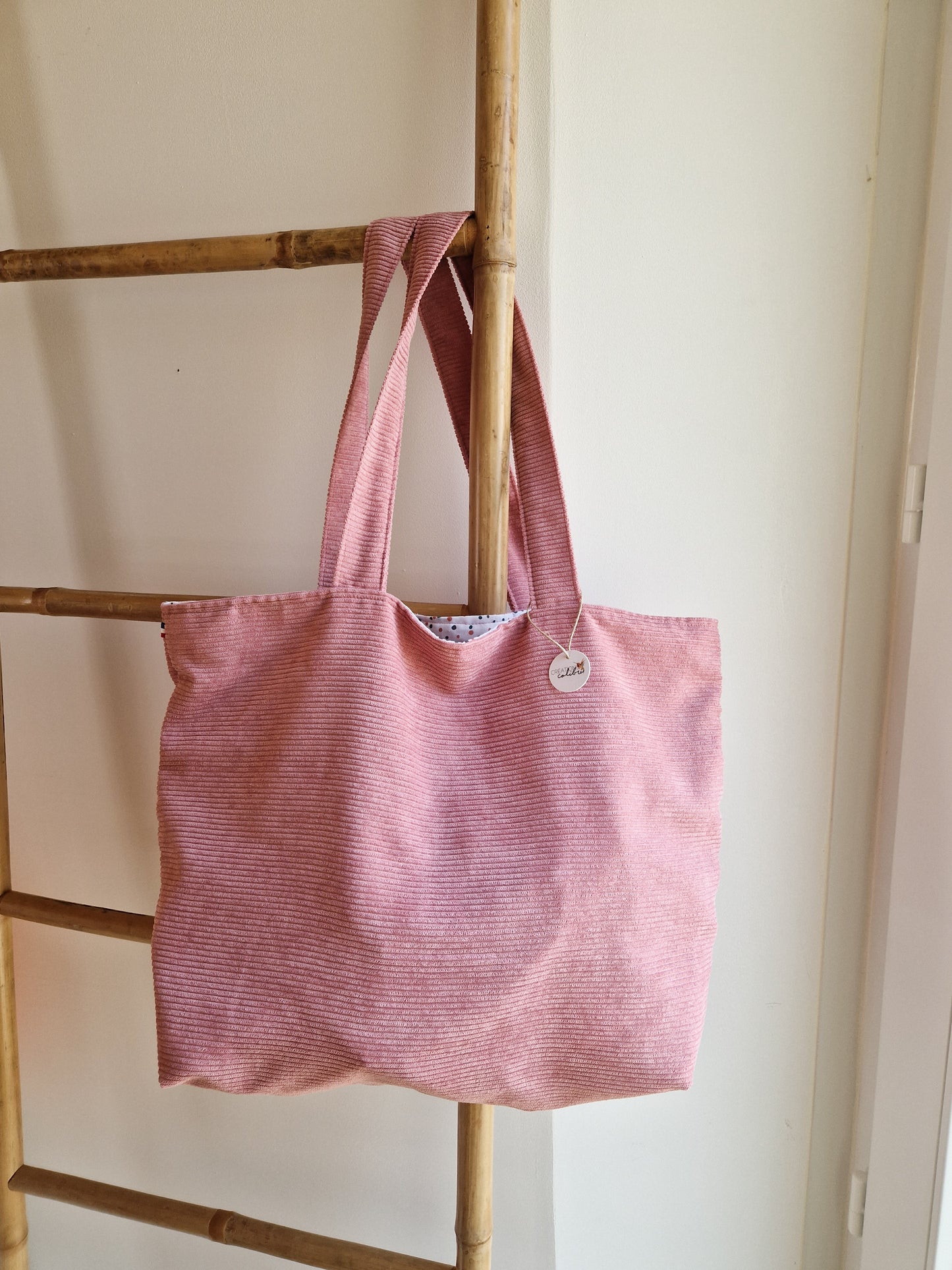 Sac en velours Vieux Rose