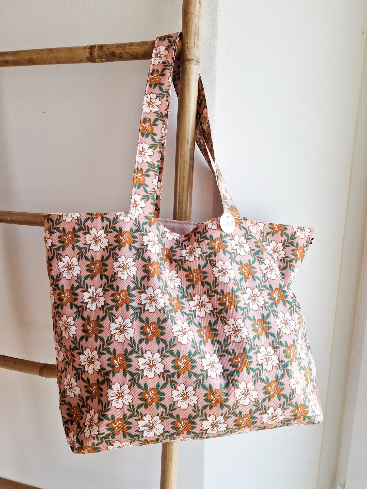 Sac en coton Printemps fleuri