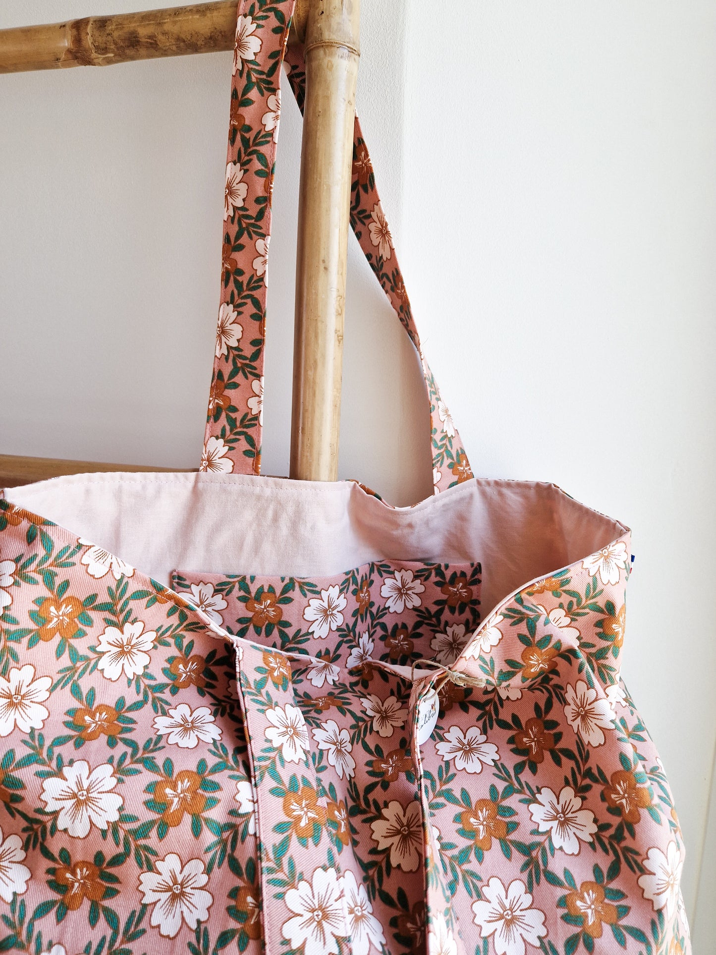 Sac en coton Printemps fleuri