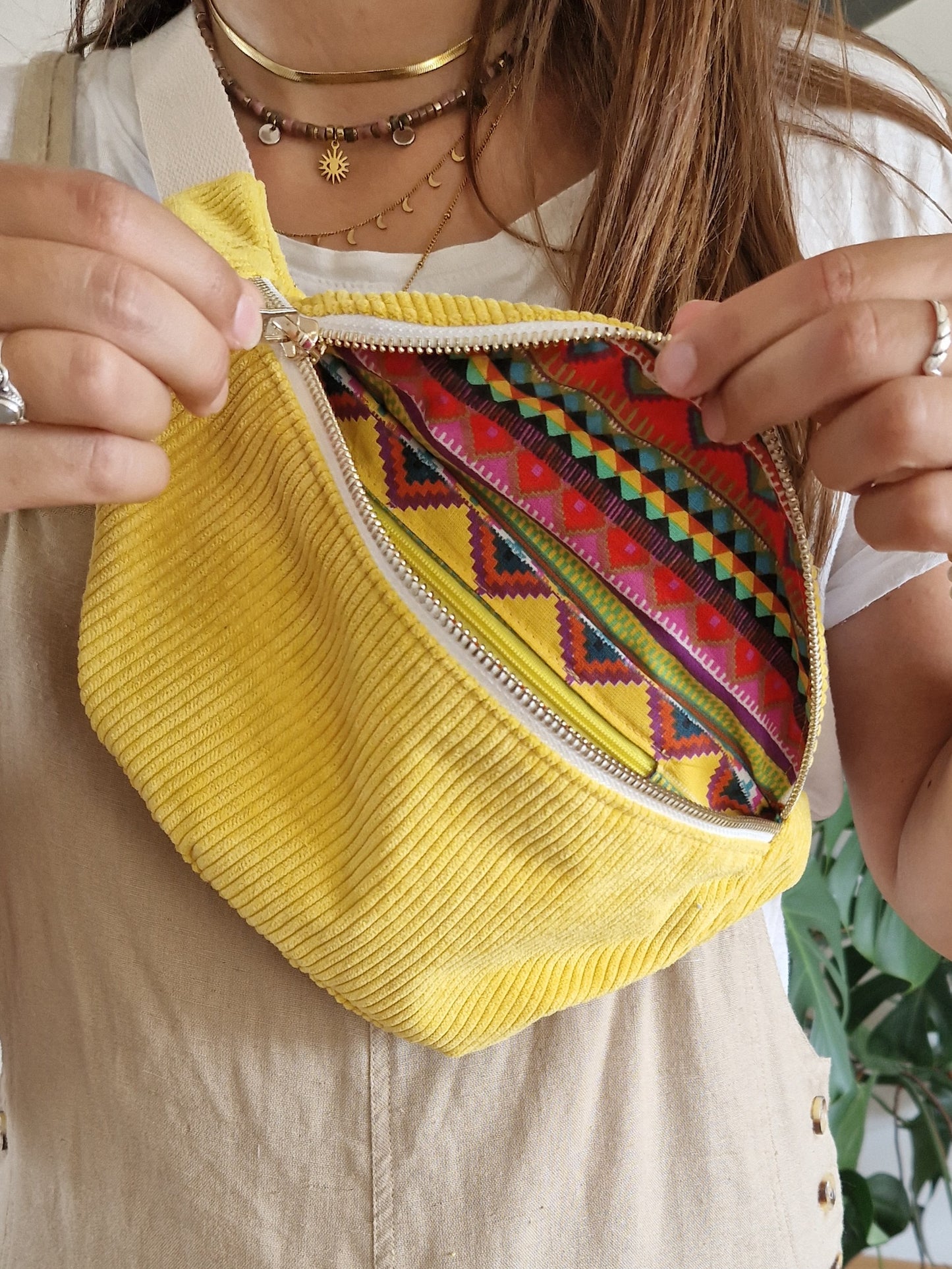 Sac Banane Jaune Taille Small