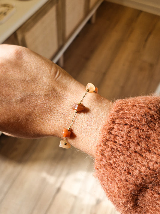 Bracelet Olympe Cornaline