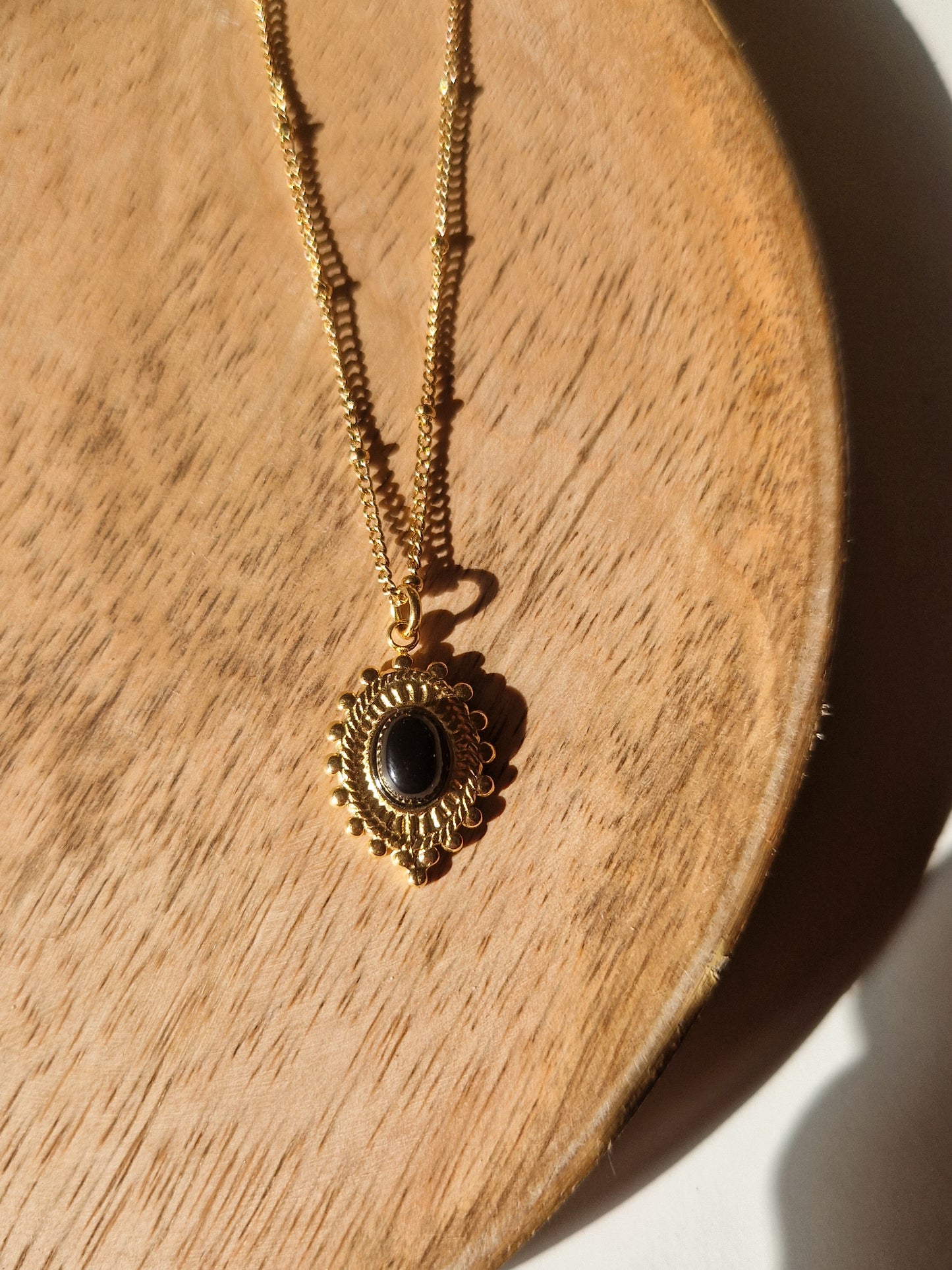 Collier Azilys Obsidienne