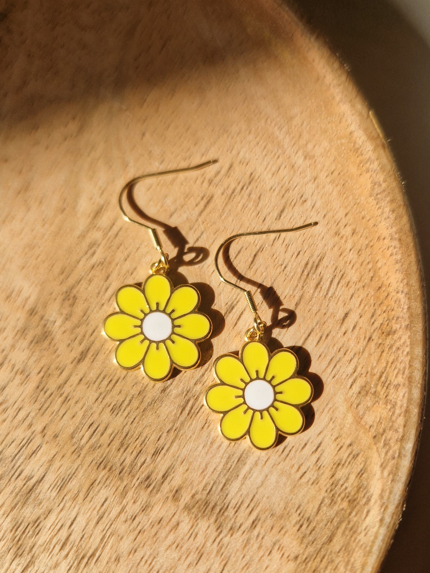 Boucles d'oreilles Pâquerettes