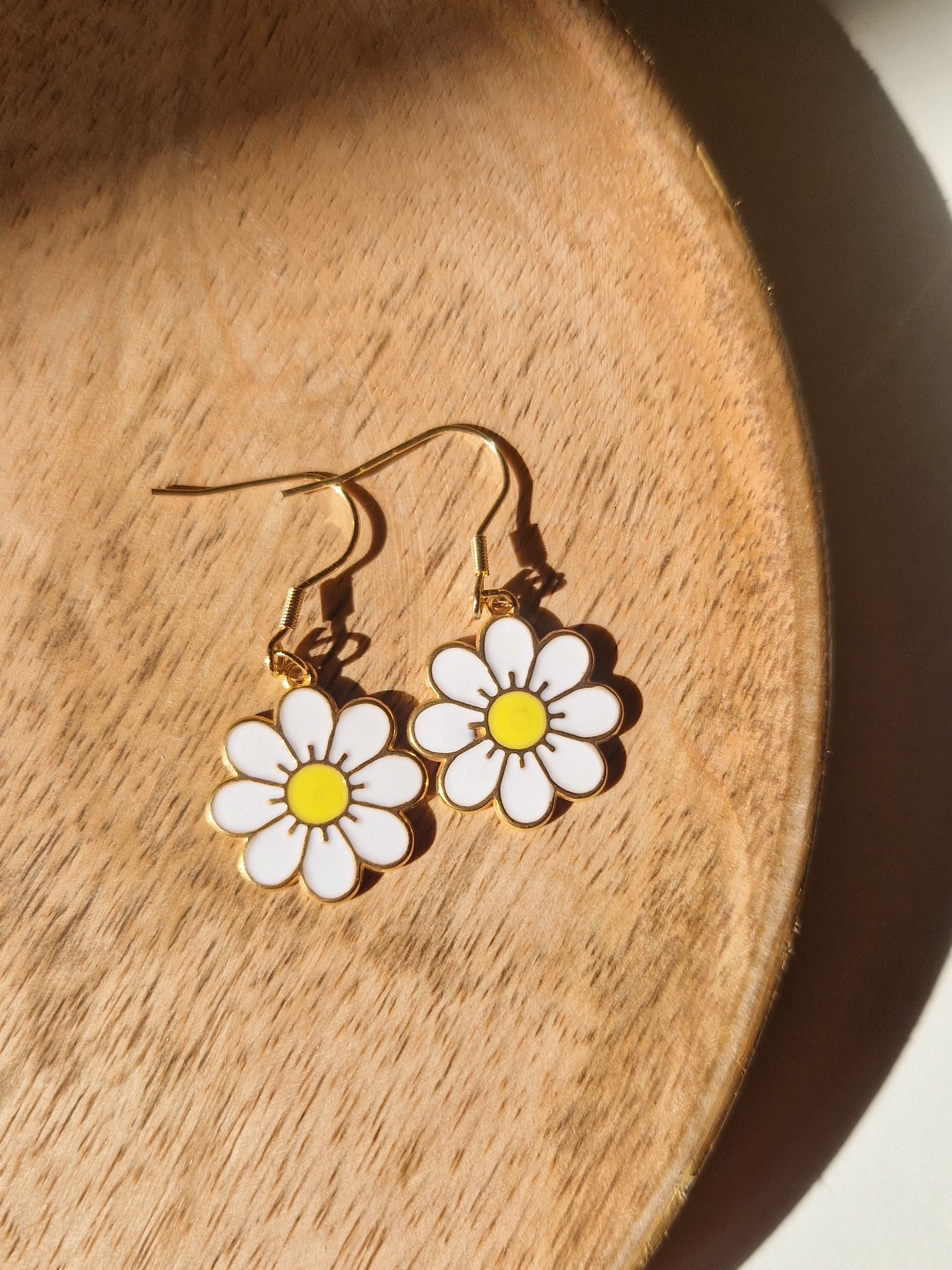 Boucles d'oreilles Pâquerettes