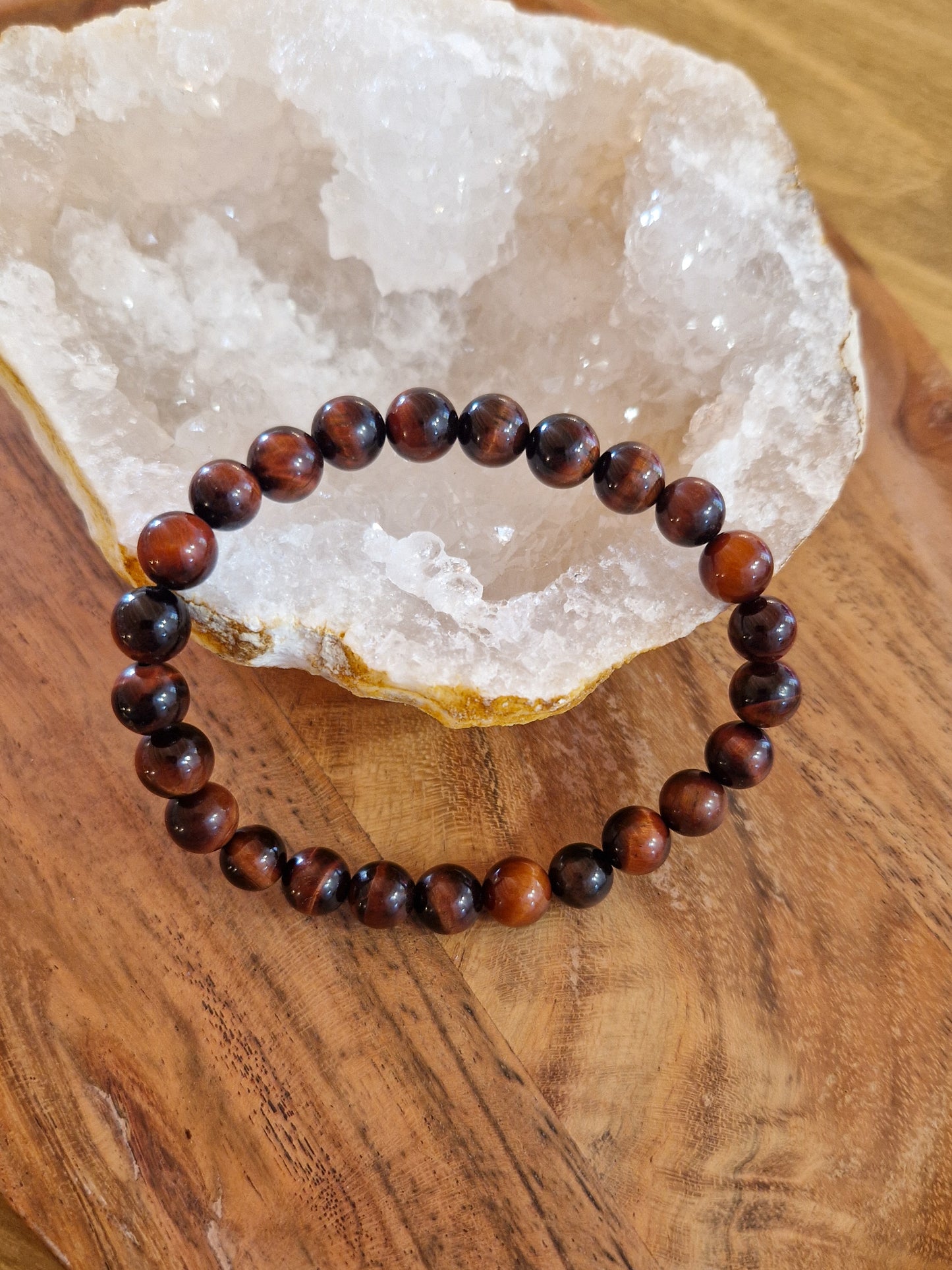 Bracelet lithothérapie - Œil de Taureau