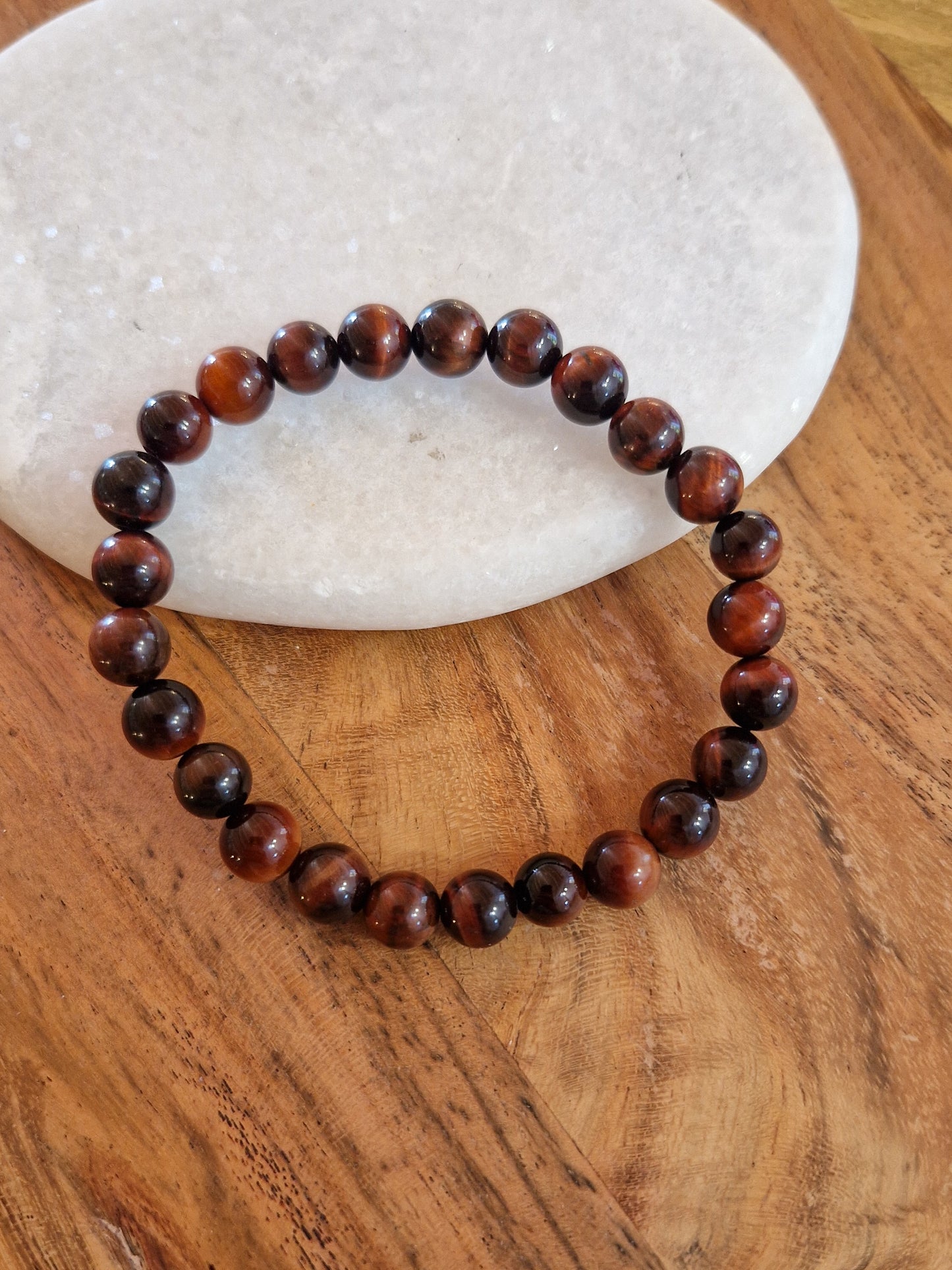 Bracelet lithothérapie - Œil de Taureau