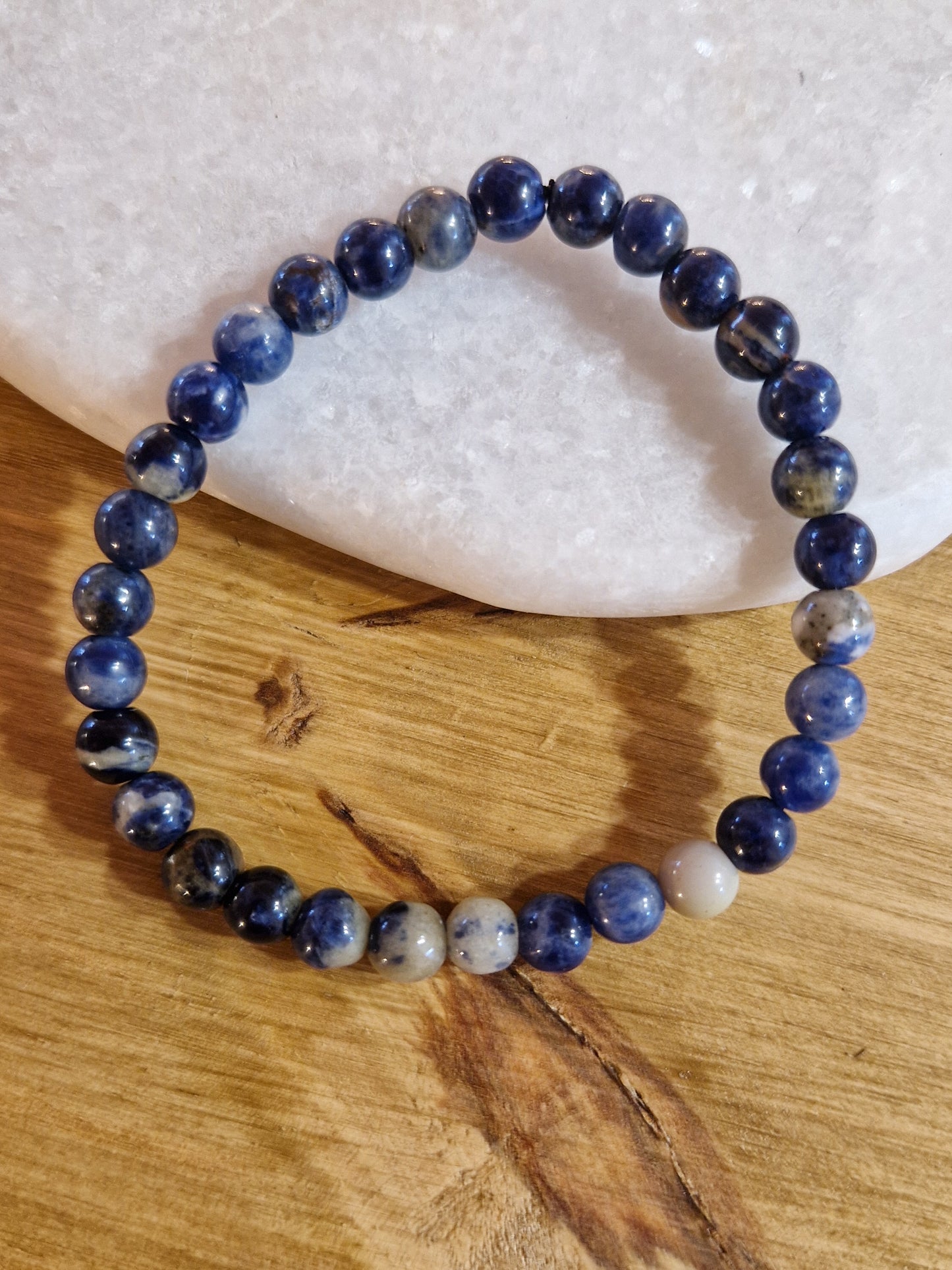 Bracelet lithothérapie - Sodalite