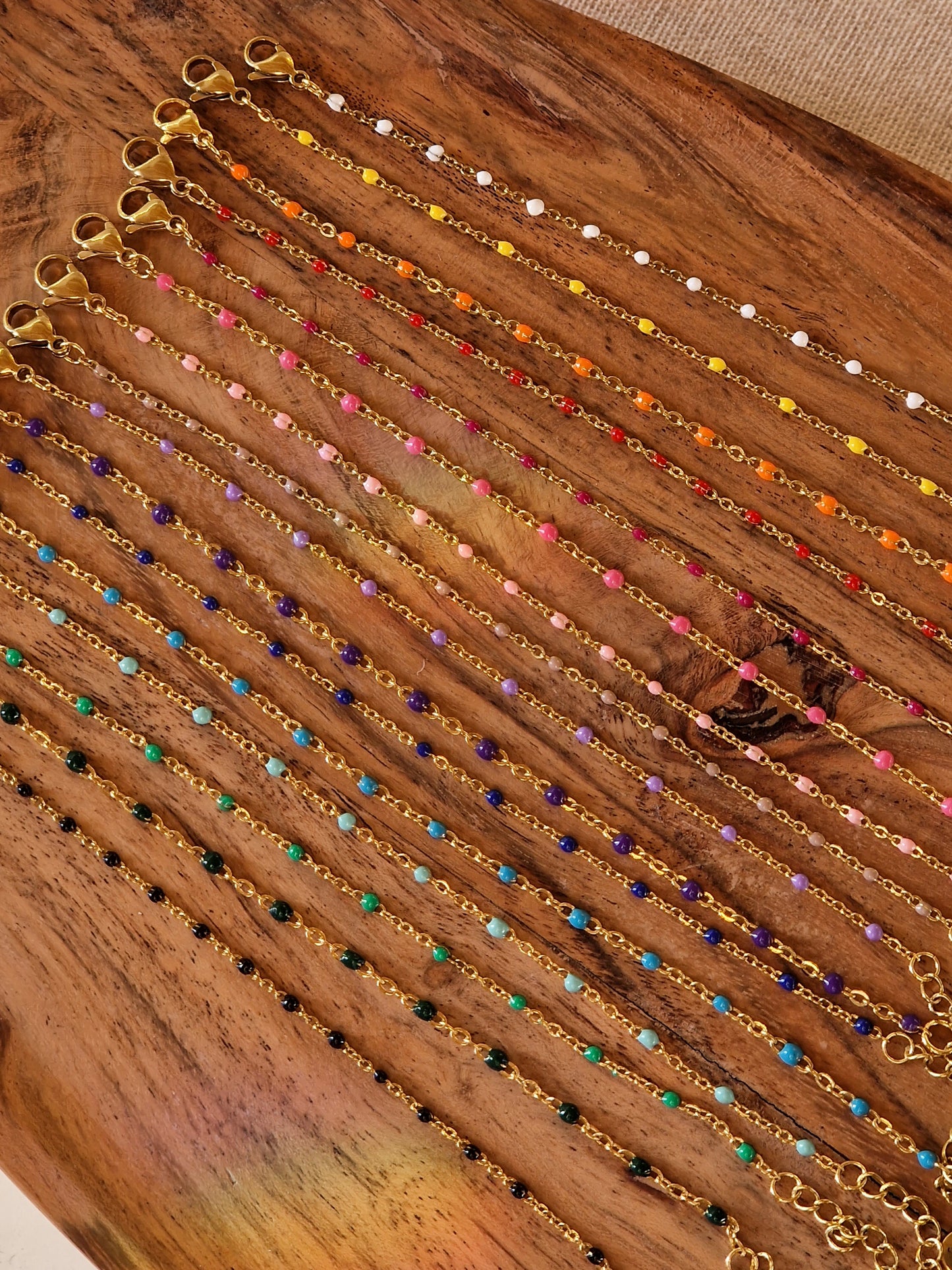 Bracelet Iris - 16 couleurs - Or et argent