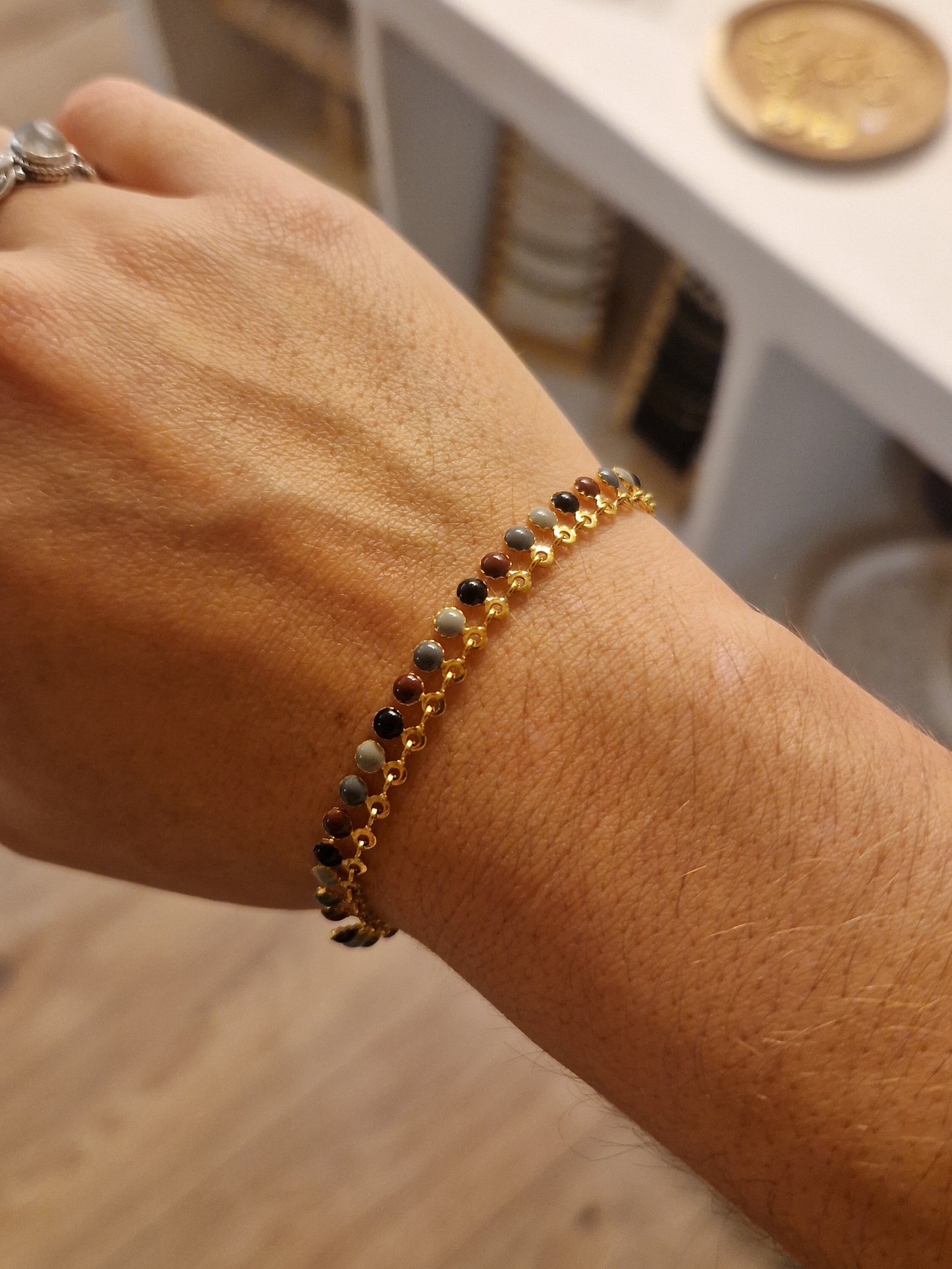 Bracelet Sophie - Bordeaux