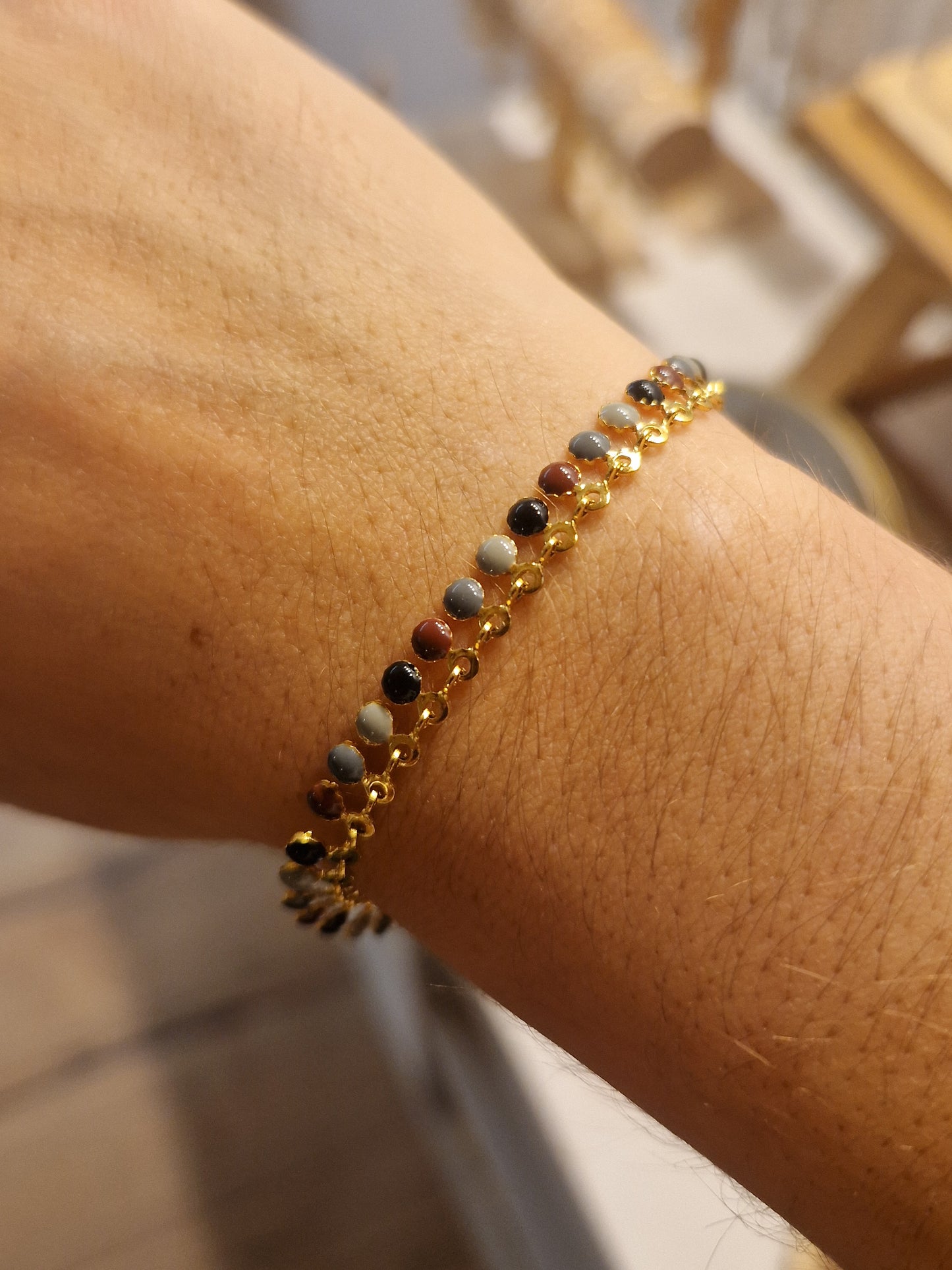 Bracelet Sophie - Bordeaux