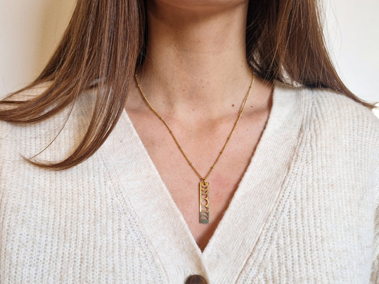 Collier Les Phases de la lune