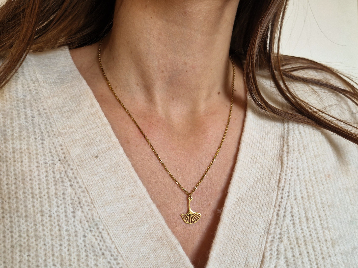 Collier Ginkgo