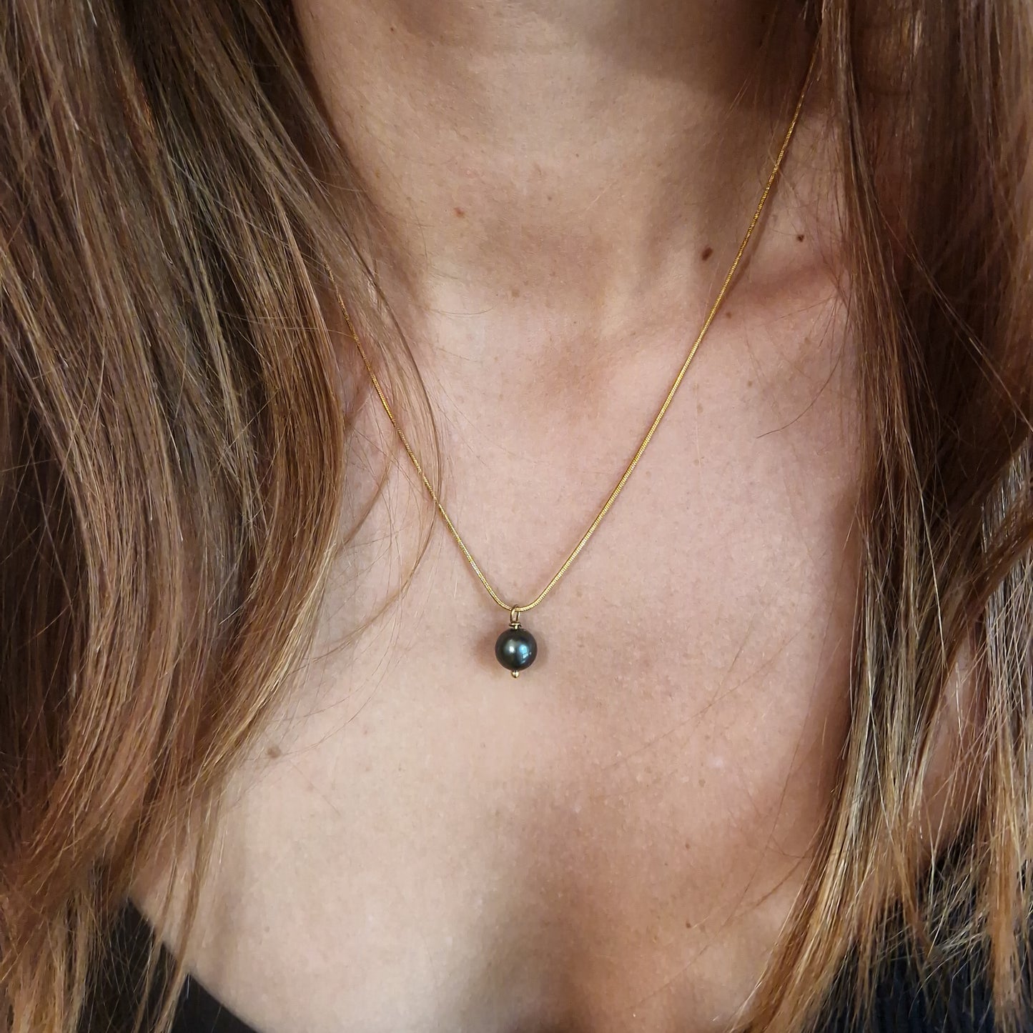 Collier Poe - Perles de Tahiti - Modèle unique