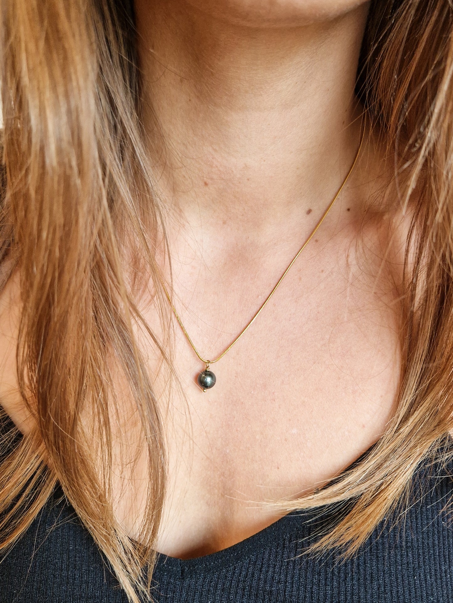 Collier Poe - Perles de Tahiti - Modèle unique