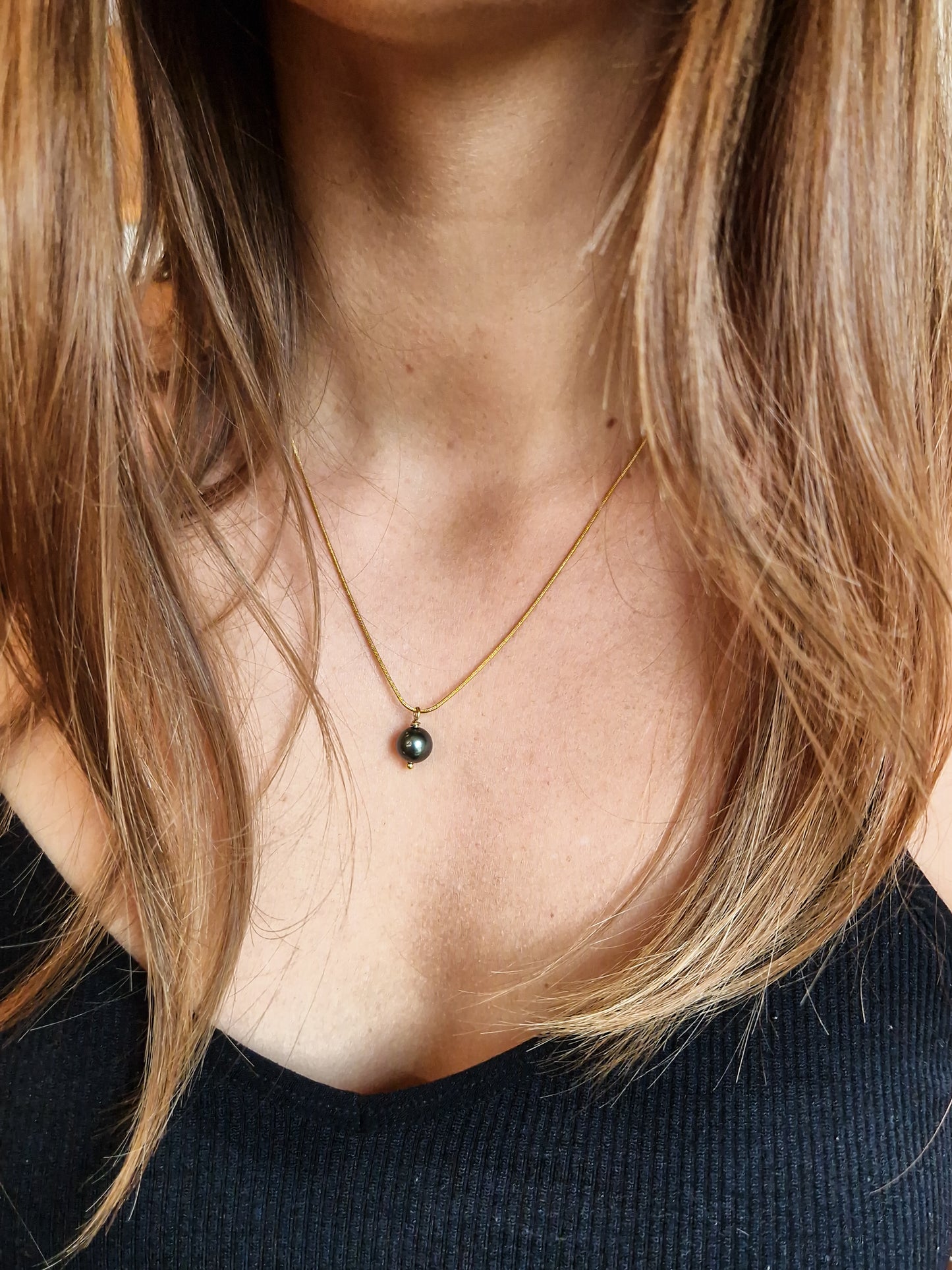 Collier Poe - Perles de Tahiti - Modèle unique