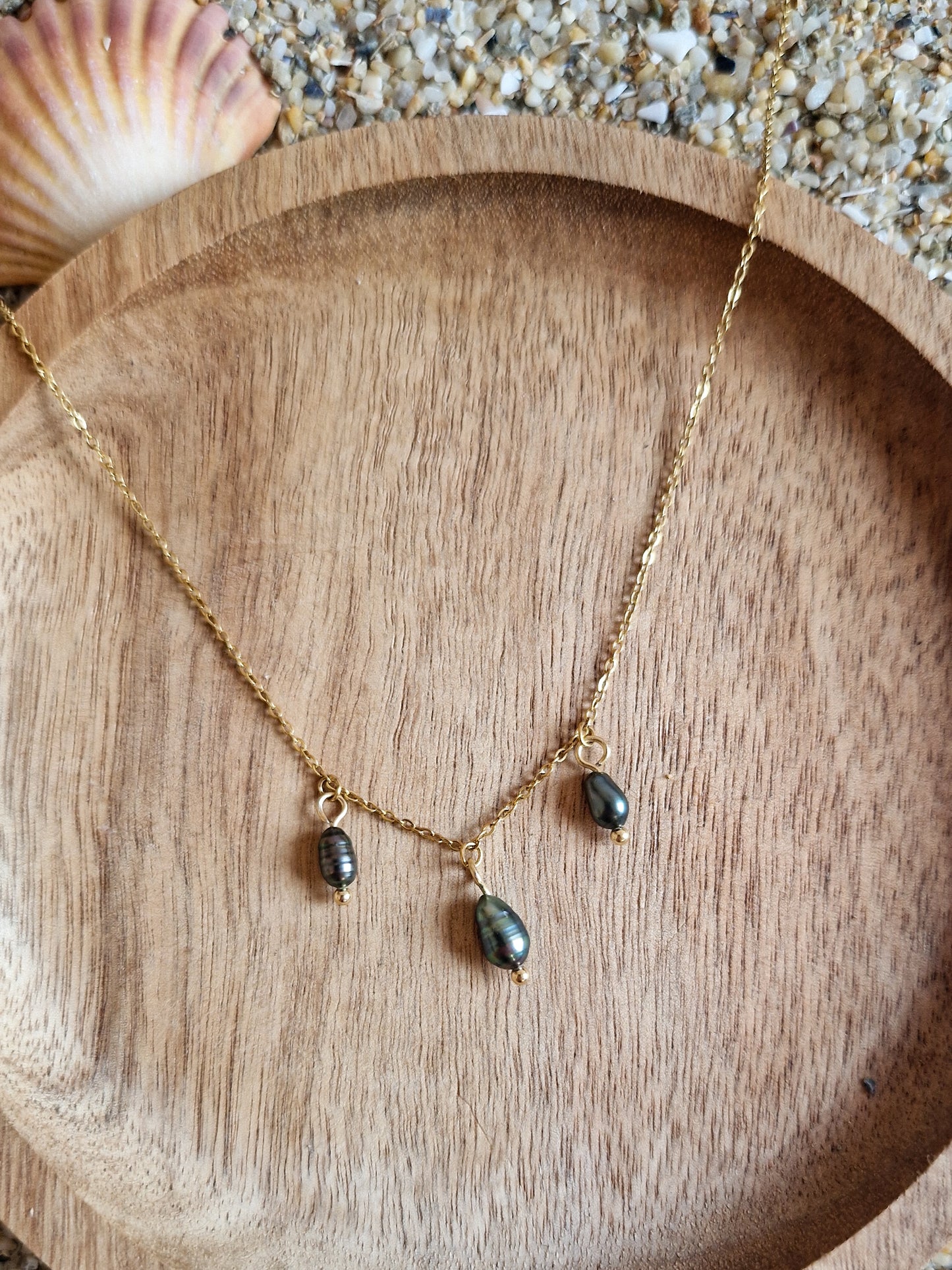 Ras de cou Tuamotu - Perles de Tahiti - Modèle unique