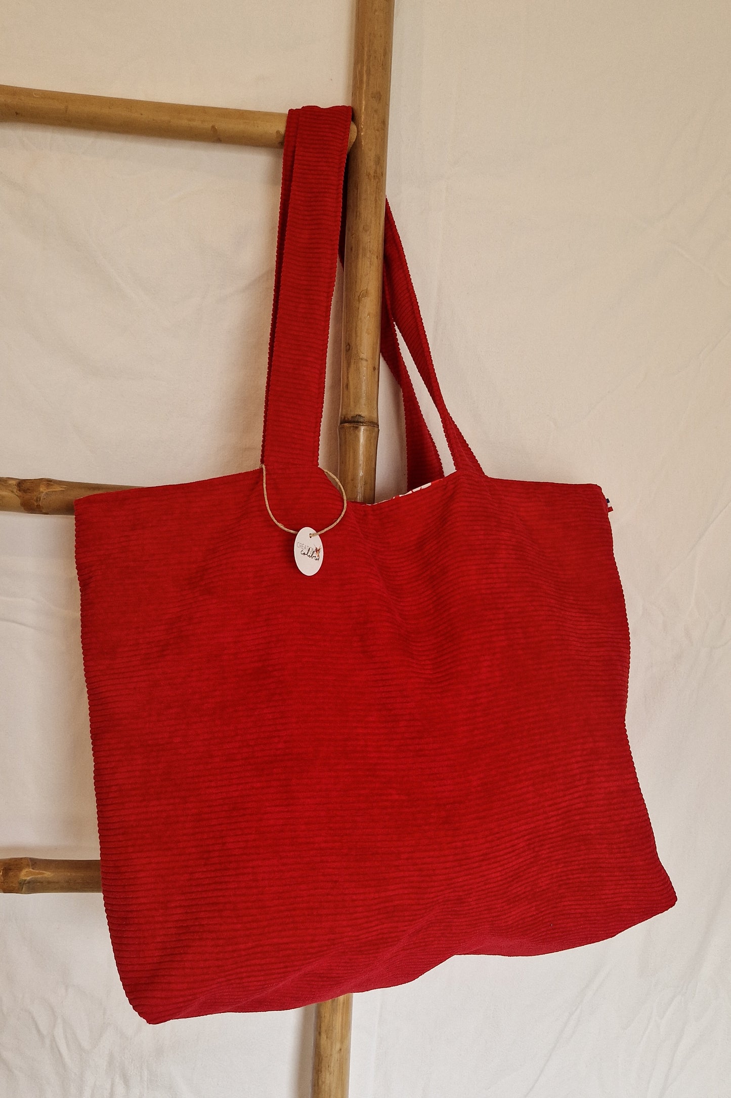 Sac en velours Rouge