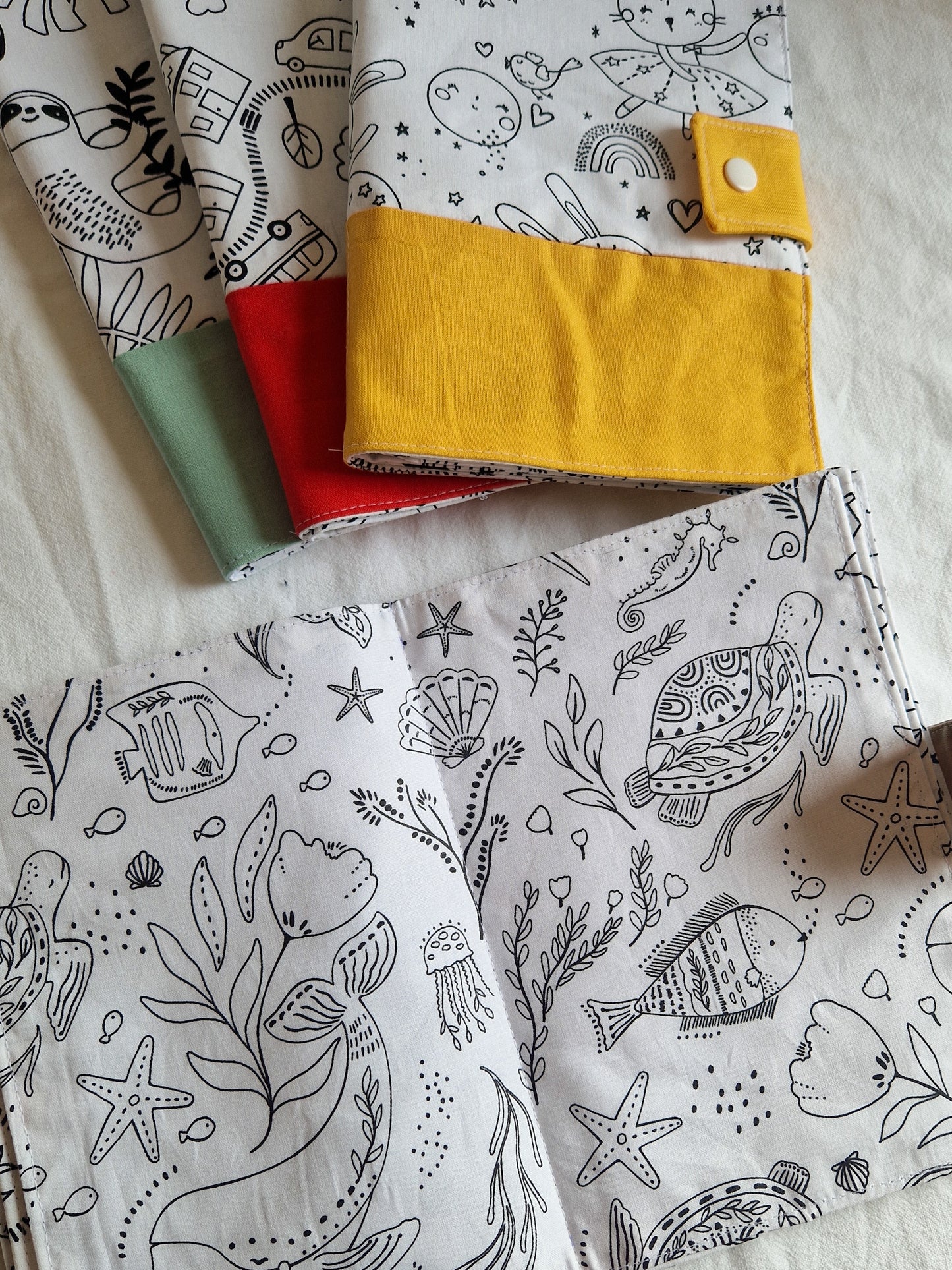Cahier de coloriage lavable
