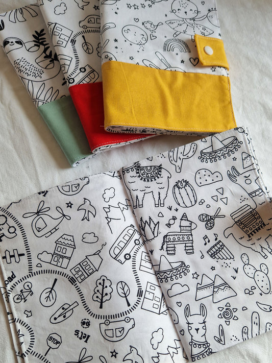 Cahier de coloriage lavable