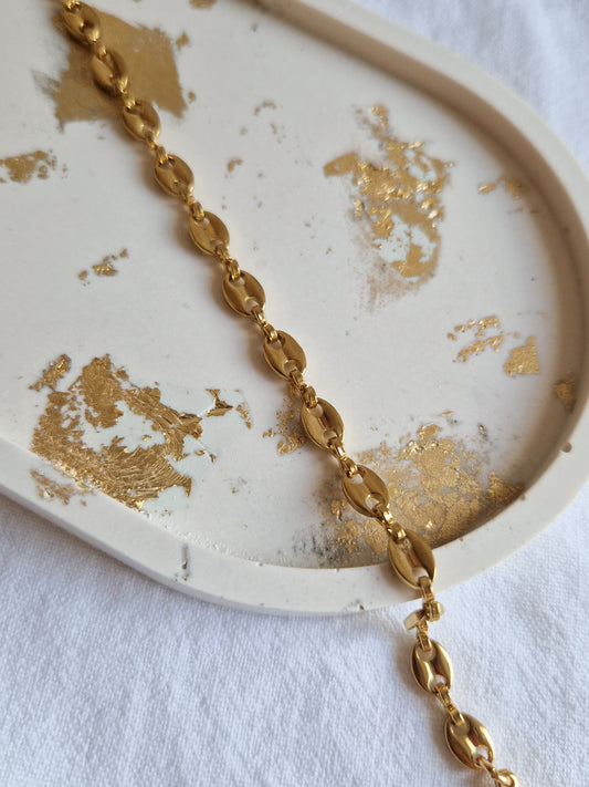 Bracelet de cheville Grain de café