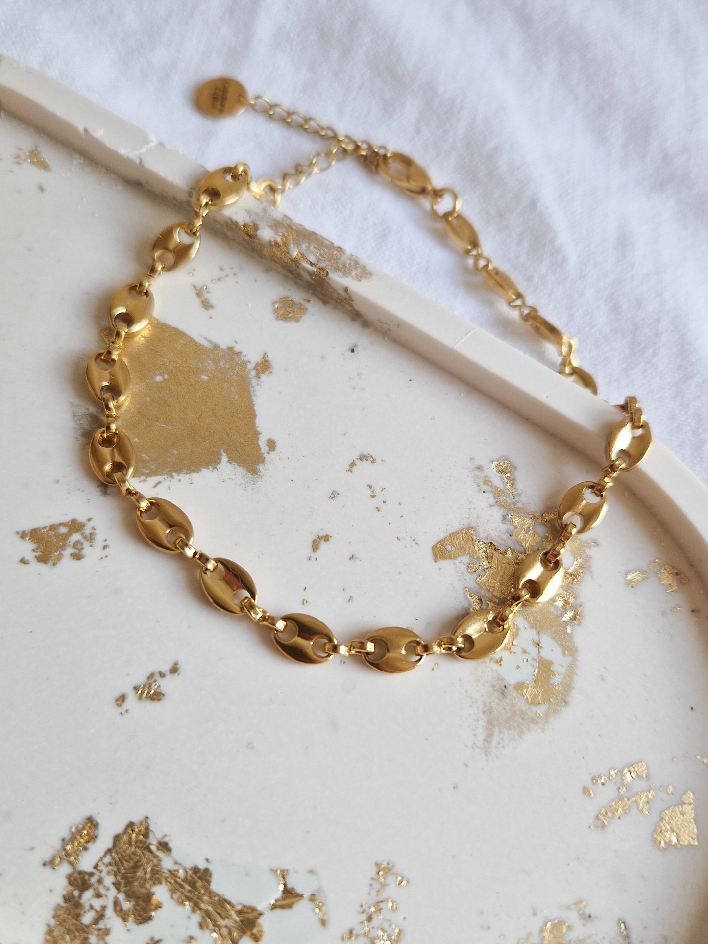 Bracelet de cheville Grain de café