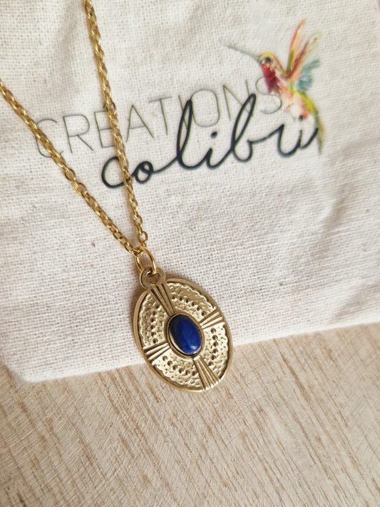 Collier Oedipe Lapis Lazuli
