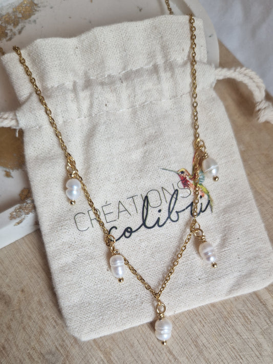 Ras de cou Matahina - Perles d’eau douce