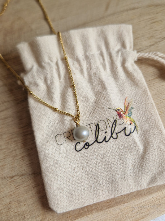 Collier Poe - Perles de Tahiti - Modèle unique