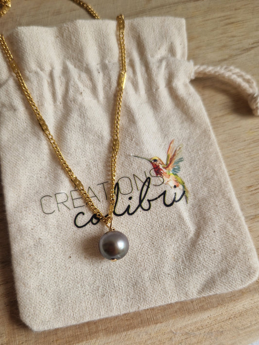 Ras de cou Poe - Perles de Tahiti - Modèle unique