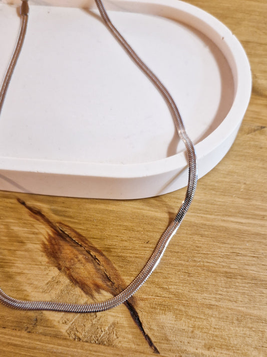 Ras de cou Serpent Argenté