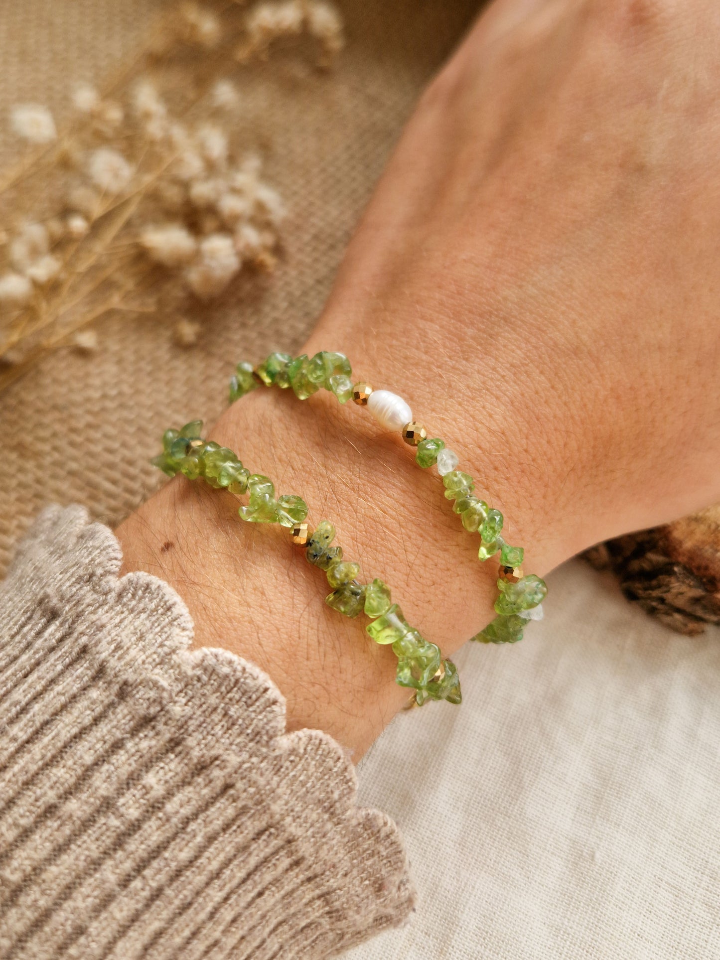 Bracelet Eva Préhnite