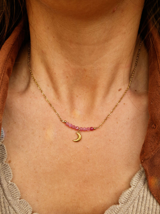 Collier Nala - Lune rose