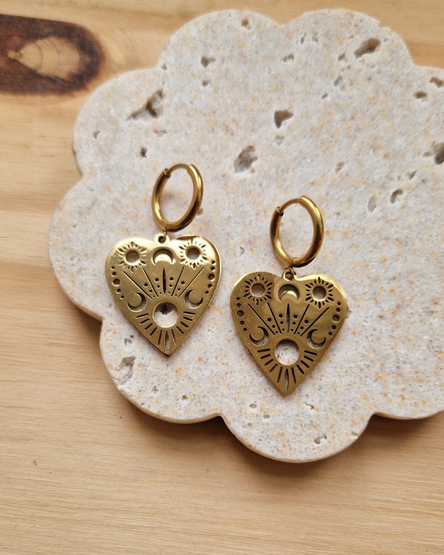Boucles d’oreilles Amour