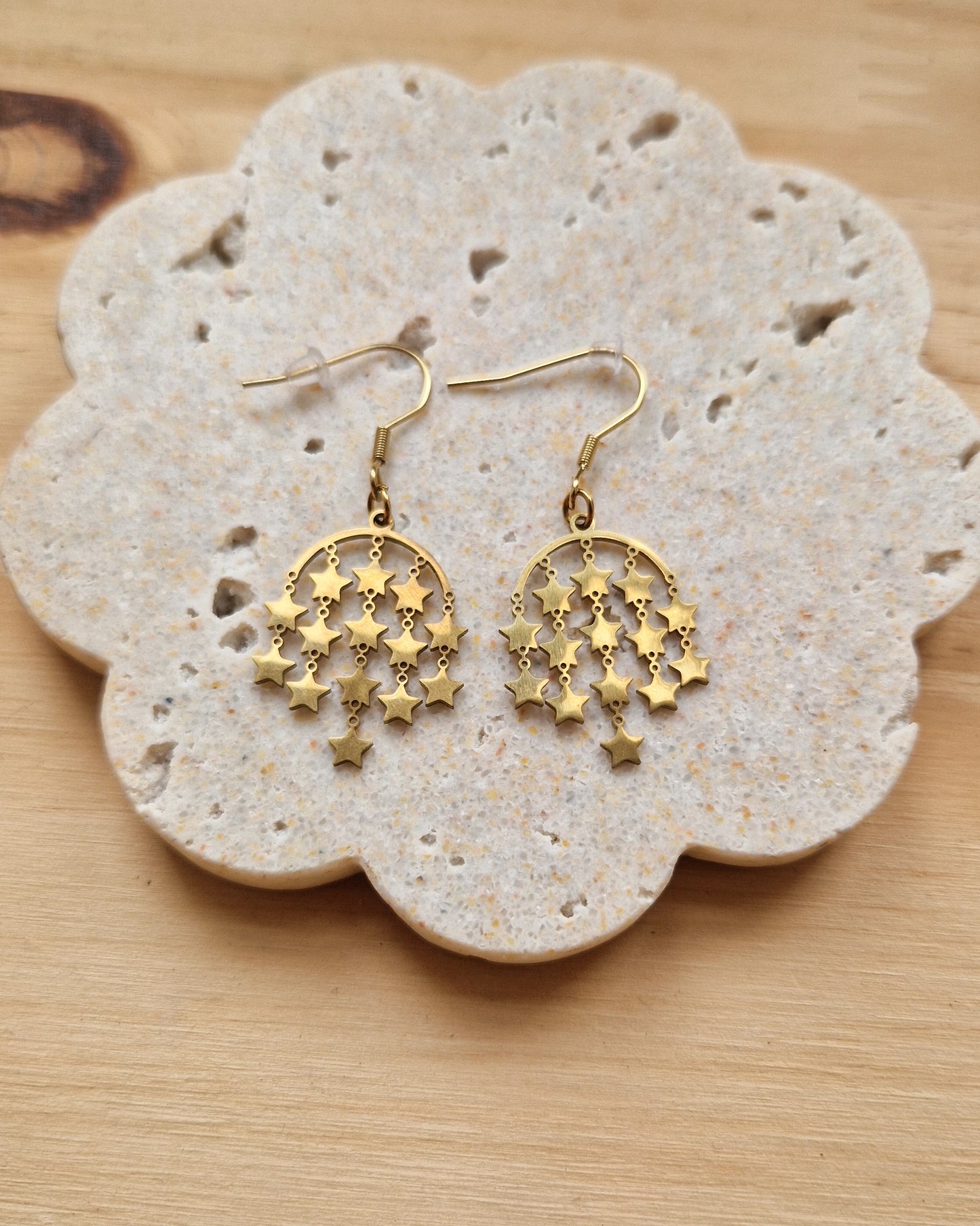 Boucles d’oreilles Pluie d’étoiles