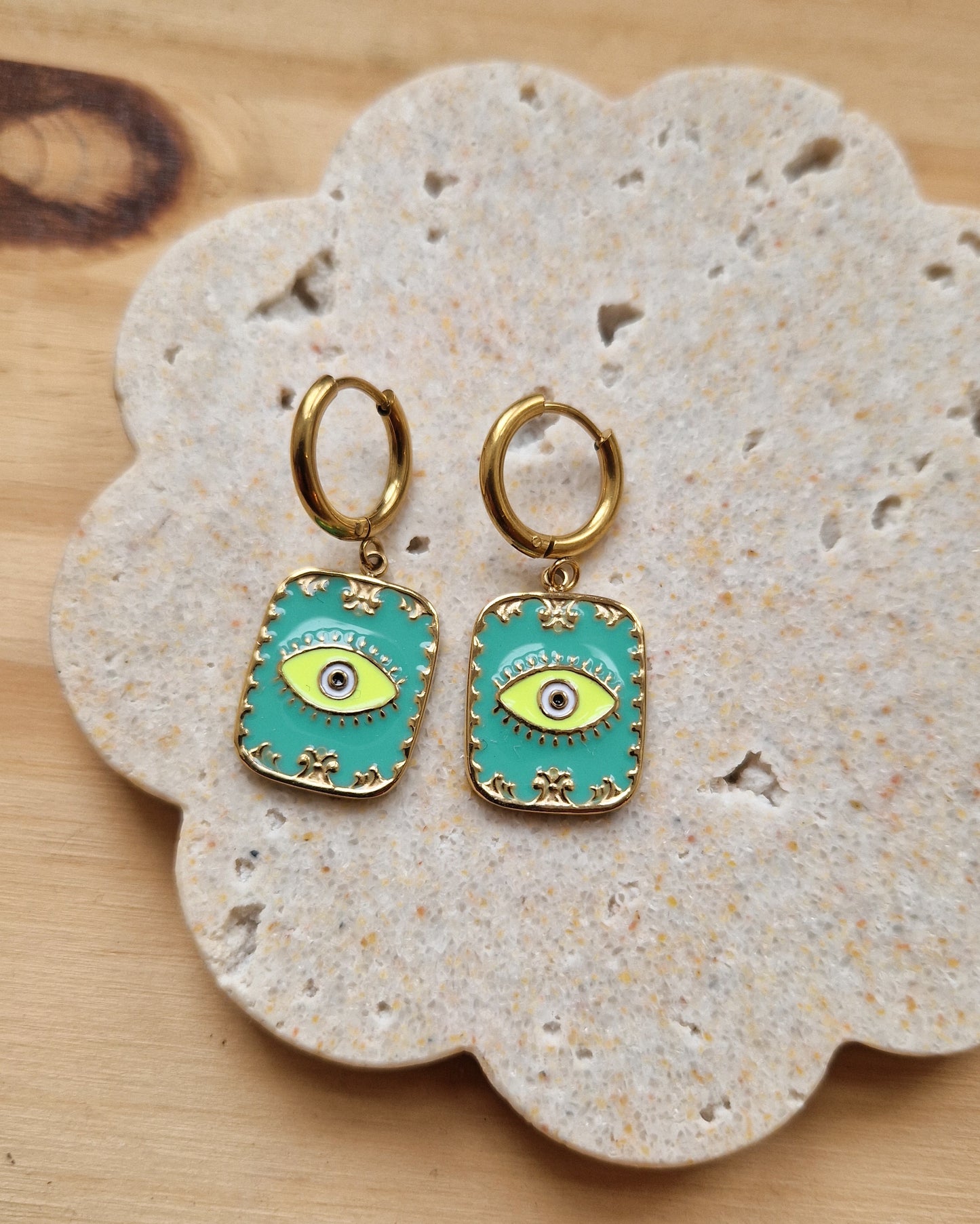 Boucles d’oreilles Kali - bleu