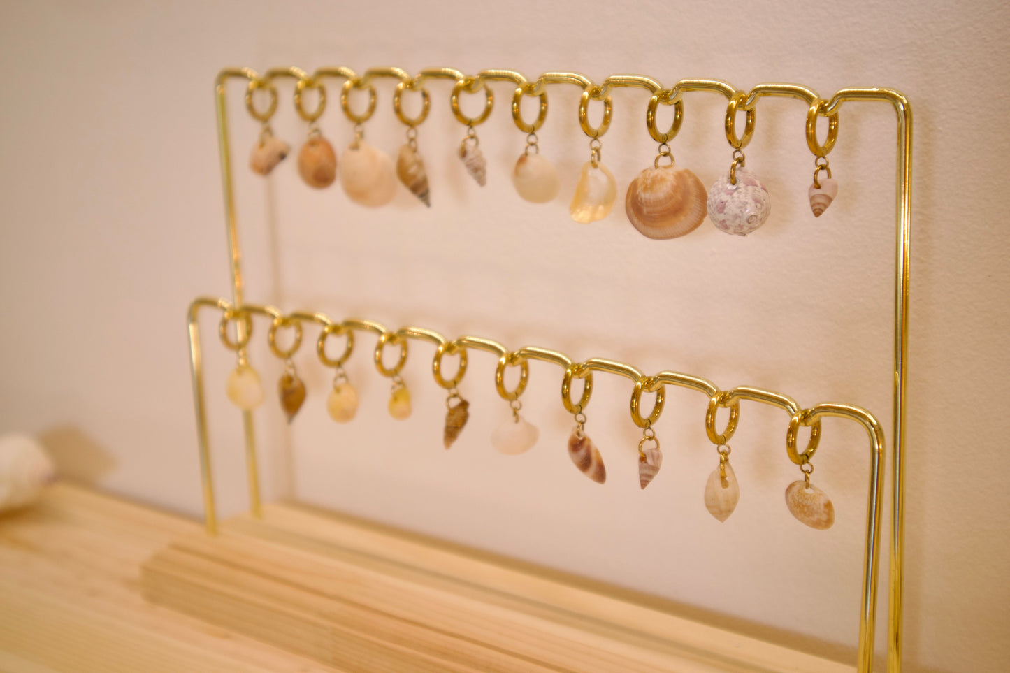 Boucles d’oreille Coquillages Bretons