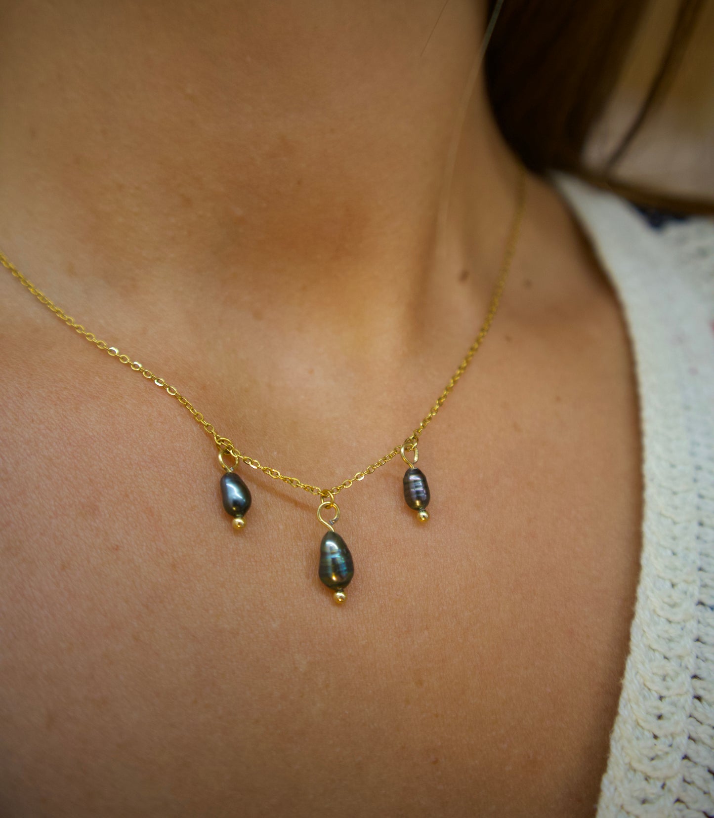 Ras de cou Tuamotu - Perles de Tahiti - Modèle unique