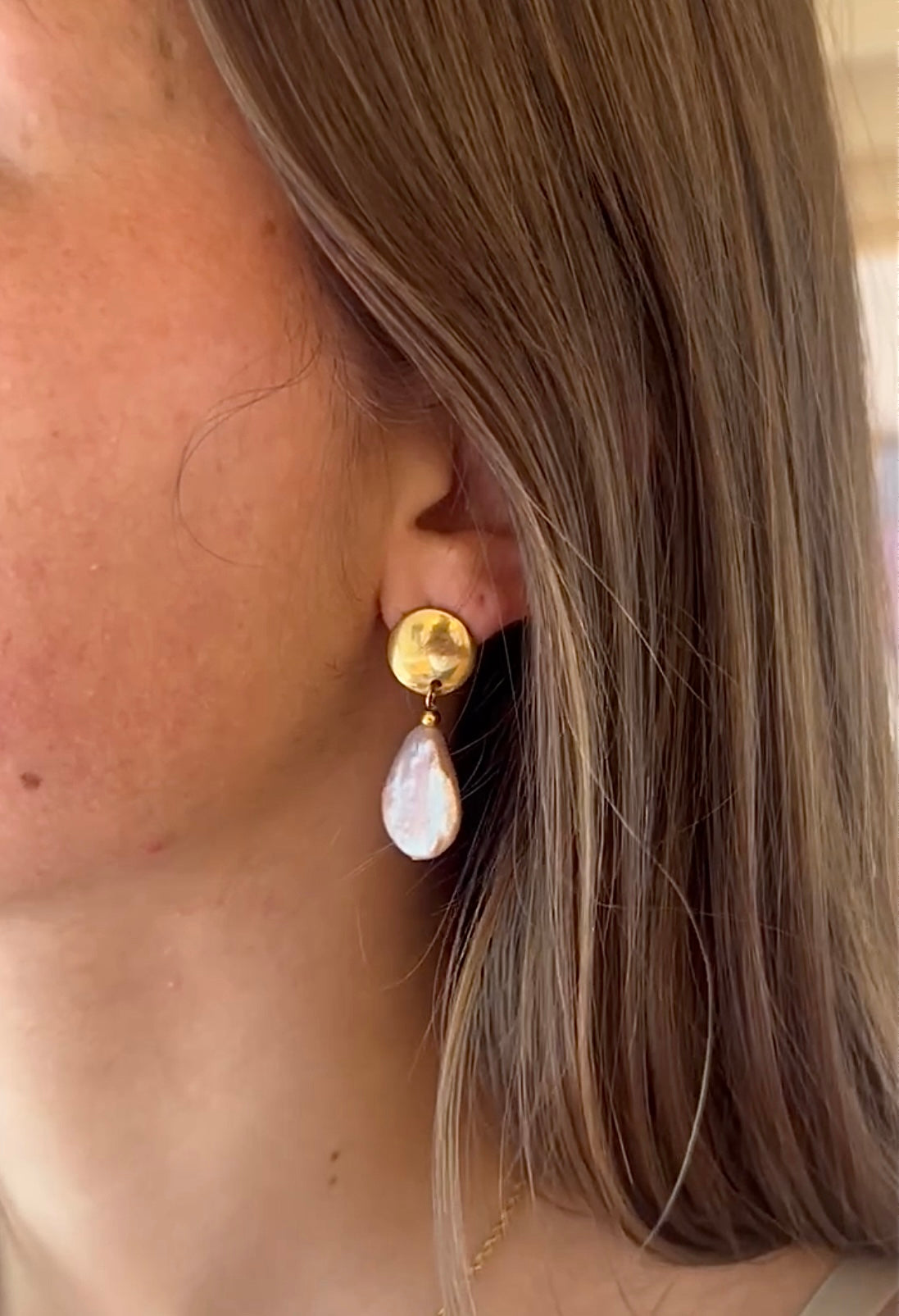 Boucles d’oreilles Perles