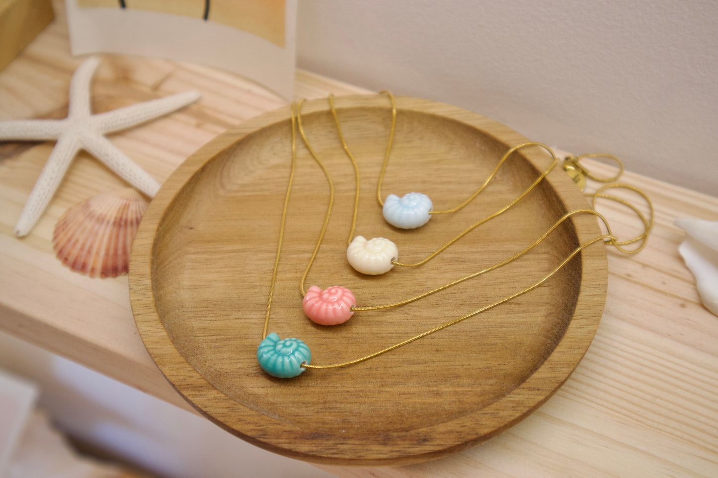 Collier Nautile en Céramique