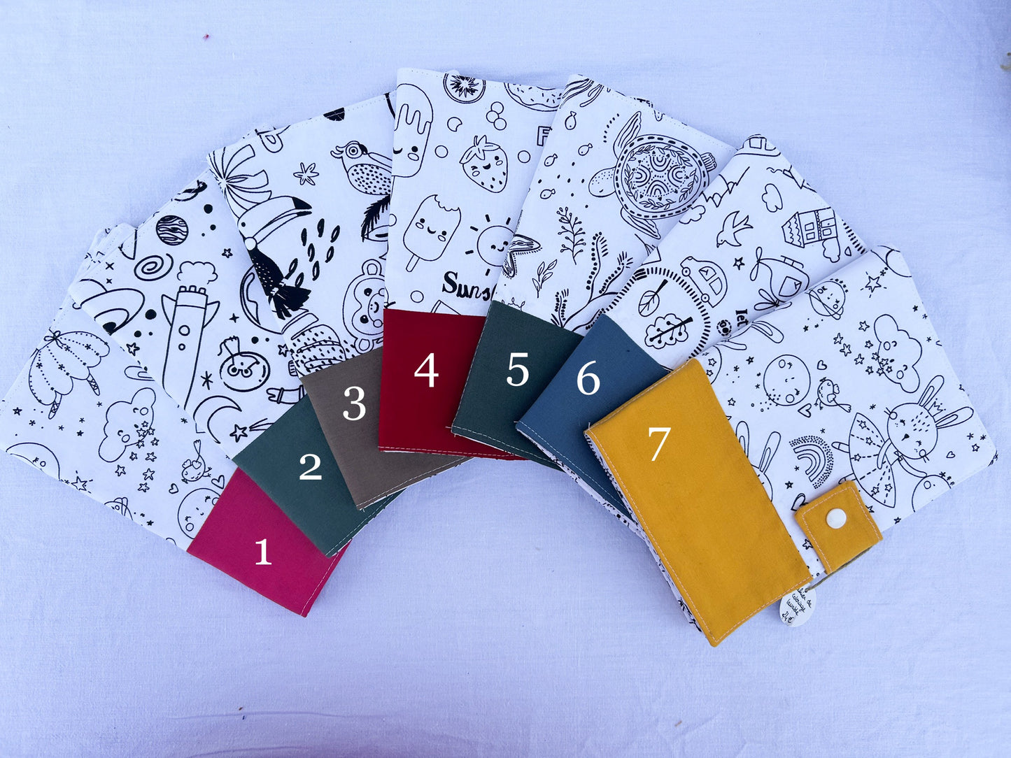 Cahier de coloriage lavable