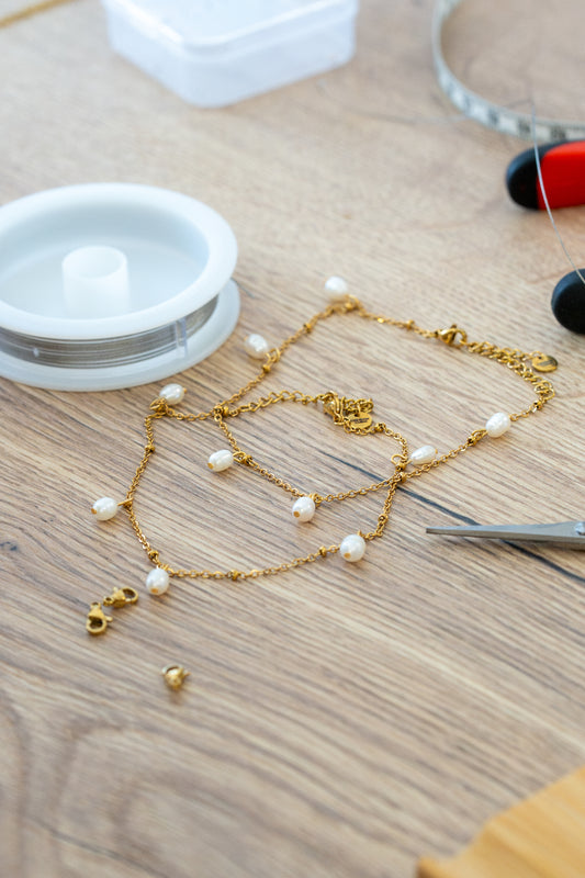 Bracelet de cheville Bretagne - Créations Colibri X Perrine Le Coupannec