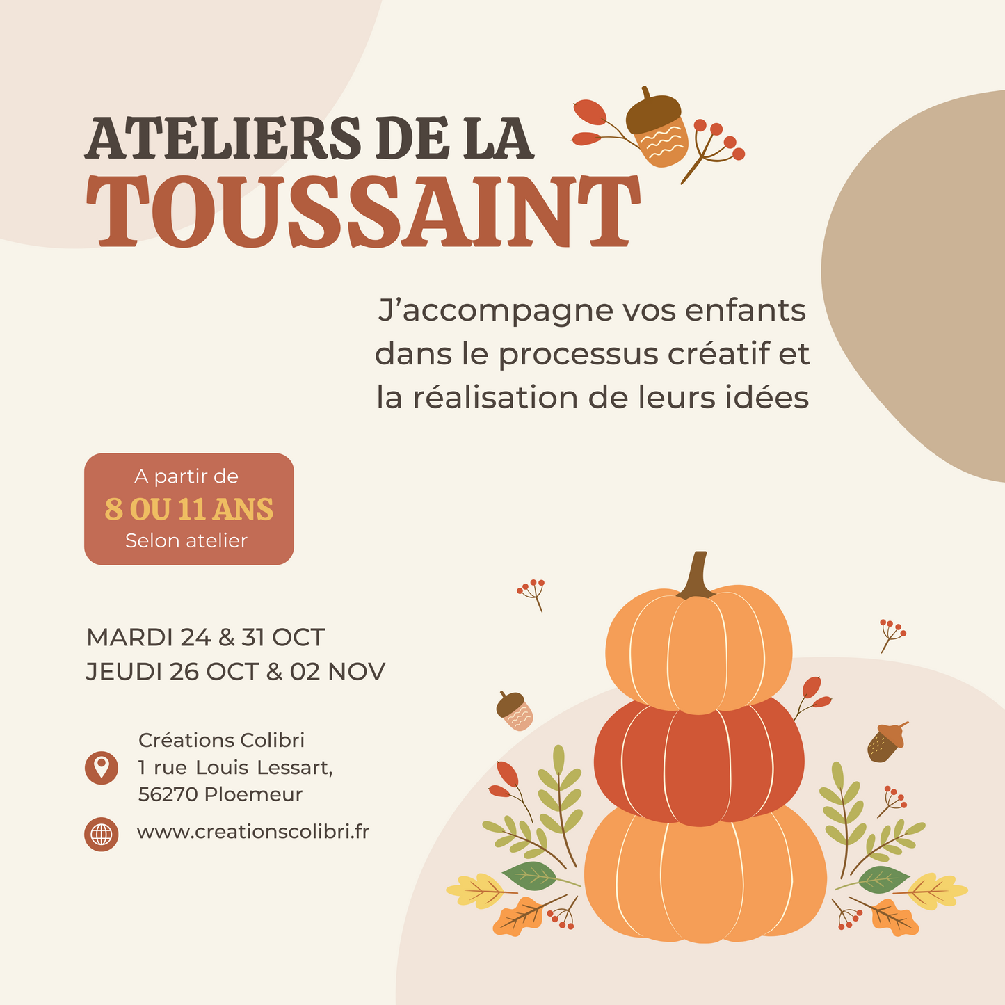 Ateliers de la Toussaint - Enfants - 26 octobre - Bracelets d’amitié