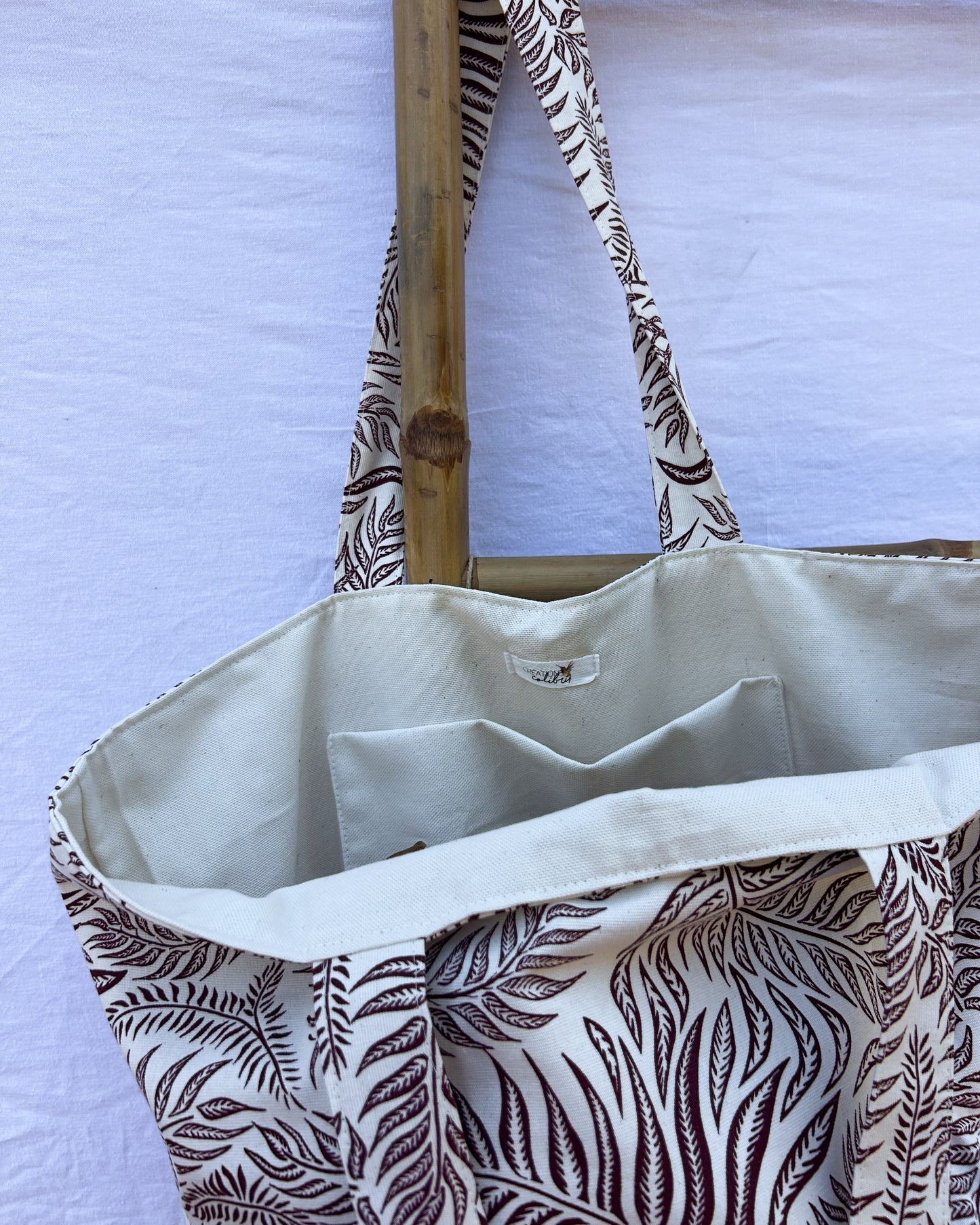 Sac en coton Feuillage