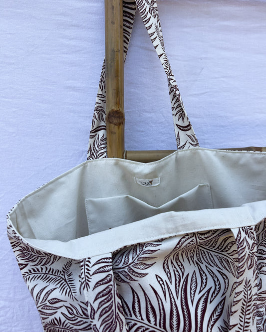 Sac en coton Feuillage