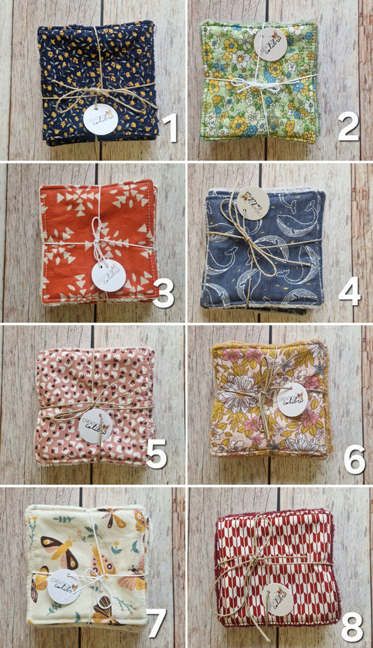 Semainier de Lingettes démaquillantes lavables