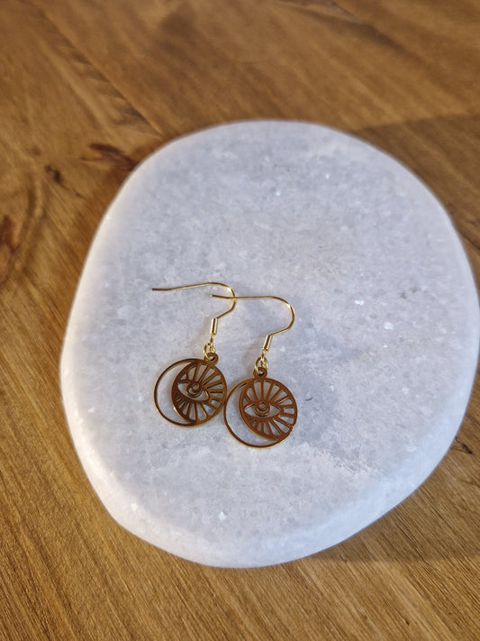 Boucles d'oreilles Neptune